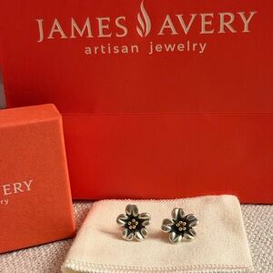 James Avery April Flower EARRINGS RETIRED